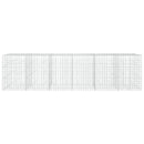 vidaXL Gabion 3,5 mm Dróttal és 10x10 cm Rácsos 600x50x150 cm
