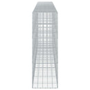 vidaXL Gabion 3,5 mm Dróttal és 10x10 cm Rácsos 600x50x150 cm