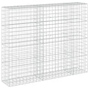 vidaXL Gabion 3,5 mm Dróttal és 10x10 cm Rácsos 250x50x200 cm