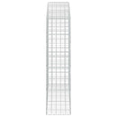 vidaXL Gabion 3,5 mm Dróttal és 10x10 cm Rácsos 250x50x200 cm