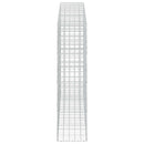 vidaXL Gabion 3,5 mm Dróttal és 10x10 cm Rácsos 350x50x200 cm