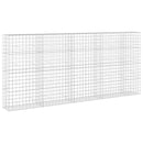 vidaXL Gabion 3,5 mm Dróttal és 10x10 cm Rácsos 450x50x200 cm