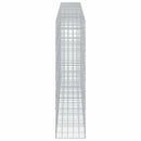 vidaXL Gabion 3,5 mm Dróttal és 10x10 cm Rácsos 600x50x200 cm