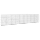 vidaXL Gabion 3,5 mm Dróttal és 10x10 cm Rácsos 950x50x200 cm