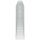 vidaXL Gabion 3,5 mm Dróttal és 10x10 cm Rácsos 950x50x200 cm