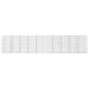 vidaXL Gabion 3,5 mm Dróttal és 10x10 cm Rácsos 1000x50x200 cm