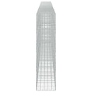 vidaXL Gabion 3,5 mm Dróttal és 10x10 cm Rácsos 1000x50x200 cm