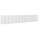 vidaXL Gabion 3,5 mm Dróttal és 10x10 cm Rácsos 1200x50x200 cm