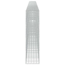 vidaXL Gabion 3,5 mm Dróttal és 10x10 cm Rácsos 1200x50x200 cm