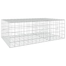vidaXL Gabion 3,5 mm Dróttal és 10x10 cm Rácsos 150x100x50 cm