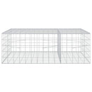 vidaXL Gabion 3,5 mm Dróttal és 10x10 cm Rácsos 150x100x50 cm