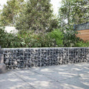 vidaXL Gabion 3,5 mm Dróttal és 10x10 cm Rácsos 200x100x50 cm