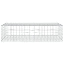 vidaXL Gabion 3,5 mm Dróttal és 10x10 cm Rácsos 200x100x50 cm