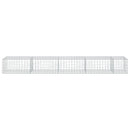 vidaXL Gabion 3,5 mm Dróttal és 10x10 cm Rácsos 450x100x50 cm