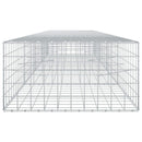 vidaXL Gabion 3,5 mm Dróttal és 10x10 cm Rácsos 450x100x50 cm