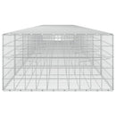 vidaXL Gabion 3,5 mm Dróttal és 10x10 cm Rácsos 900x100x50 cm