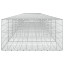 vidaXL Gabion 3,5 mm Dróttal és 10x10 cm Rácsos 950x100x50 cm