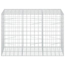 vidaXL Gabion 3,5 mm Dróttal és 10x10 cm Rácsos 150x100x100 cm