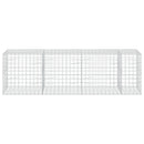 vidaXL Gabion 3,5 mm Dróttal és 10x10 cm Rácsos 350x100x100 cm