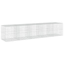 vidaXL Gabion 3,5 mm Dróttal és 10x10 cm Rácsos 500x100x100 cm
