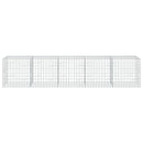 vidaXL Gabion 3,5 mm Dróttal és 10x10 cm Rácsos 500x100x100 cm