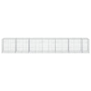 vidaXL Gabion 3,5 mm Dróttal és 10x10 cm Rácsos 650x100x100 cm