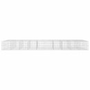 vidaXL Gabion 3,5 mm Dróttal és 10x10 cm Rácsos 1000x100x100 cm