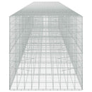 vidaXL Gabion 3,5 mm Dróttal és 10x10 cm Rácsos 1000x100x100 cm