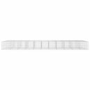 vidaXL Gabion 3,5 mm Dróttal és 10x10 cm Rácsos 1100x100x100 cm