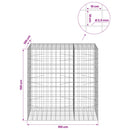vidaXL Gabion 3,5 mm Dróttal és 10x10 cm Rácsos 150x100x150 cm