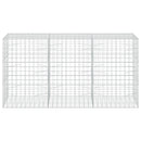 vidaXL Gabion 3,5 mm Dróttal és 10x10 cm Rácsos 300x100x150 cm