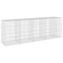 vidaXL Gabion 3,5 mm Dróttal és 10x10 cm Rácsos 450x100x150 cm