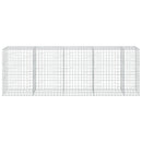 vidaXL Gabion 3,5 mm Dróttal és 10x10 cm Rácsos 450x100x150 cm