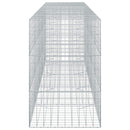 vidaXL Gabion 3,5 mm Dróttal és 10x10 cm Rácsos 450x100x150 cm