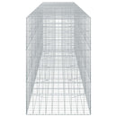 vidaXL Gabion 3,5 mm Dróttal és 10x10 cm Rácsos 550x100x150 cm