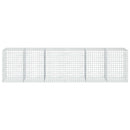 vidaXL Gabion 3,5 mm Dróttal és 10x10 cm Rácsos 600x100x150 cm