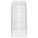 vidaXL Gabion 3,5 mm Dróttal és 10x10 cm Rácsos 250x100x200 cm