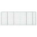 vidaXL Gabion 3,5 mm Dróttal és 10x10 cm Rácsos 550x100x200 cm