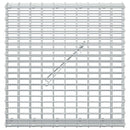 vidaXL Gabion 5 mm Dróttal és 5x2,5 cm Rácsos 50x10x50 cm