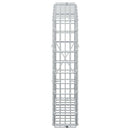 vidaXL Gabion 5 mm Dróttal és 5x2,5 cm Rácsos 50x10x50 cm