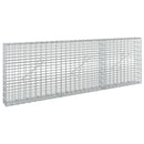 vidaXL Gabion 5 mm Dróttal és 5x2,5 cm Rácsos 150x10x50 cm