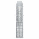 vidaXL Gabion 5 mm Dróttal és 5x2,5 cm Rácsos 150x10x50 cm