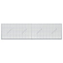 vidaXL Gabion 5 mm Dróttal és 5x2,5 cm Rácsos 200x10x50 cm