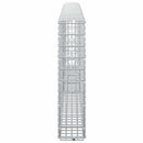 vidaXL Gabion 5 mm Dróttal és 5x2,5 cm Rácsos 200x10x50 cm