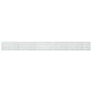 vidaXL Gabion 5 mm Dróttal és 5x2,5 cm Rácsos 550x10x50 cm