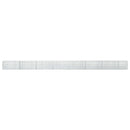 vidaXL Gabion 5 mm Dróttal és 5x2,5 cm Rácsos 750x10x50 cm