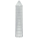 vidaXL Gabion 5 mm Dróttal és 5x2,5 cm Rácsos 1000x10x50 cm