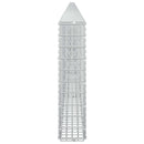 vidaXL Gabion 5 mm Dróttal és 5x2,5 cm Rácsos 1050x10x50 cm