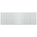 vidaXL Gabion 5 mm Dróttal és 5x2,5 cm Rácsos 300x10x100 cm