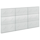 vidaXL Gabion 5 mm Dróttal és 5x2,5 cm Rácsos 300x10x150 cm